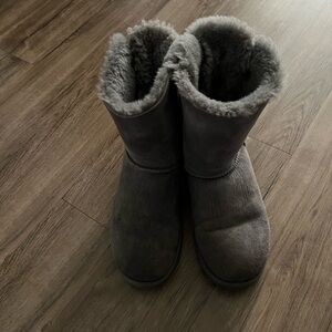 UGG Gray Bow boots